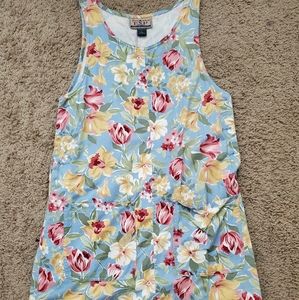 Express Light blue floral dress